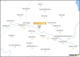 map of Hamidiye