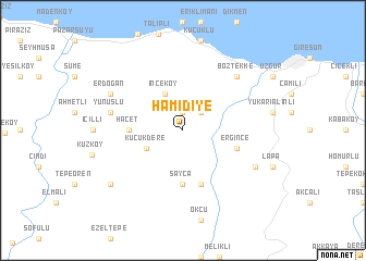 map of Hamidiye