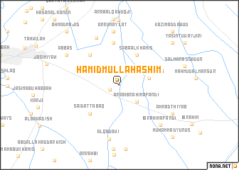 map of Ḩamīd Mullā Hāshim