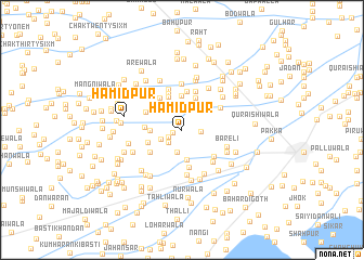 map of Hāmidpur