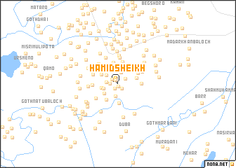 map of Hamīd Sheikh