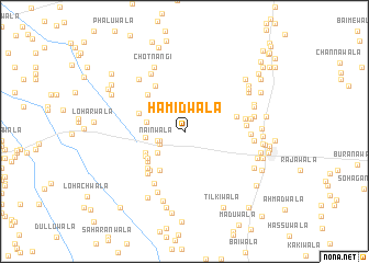 map of Hāmidwāla