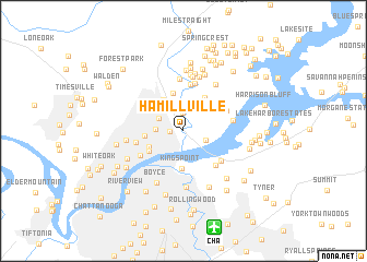 map of Hamillville