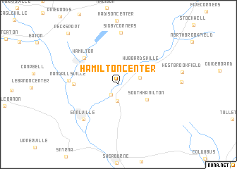 map of Hamilton Center