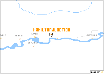 map of Hamilton Junction