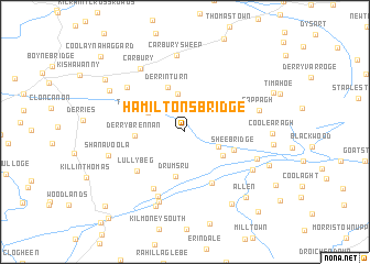 map of Hamiltonʼs Bridge