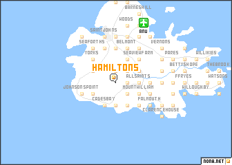 map of Hamiltons