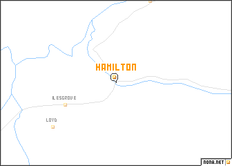 map of Hamilton