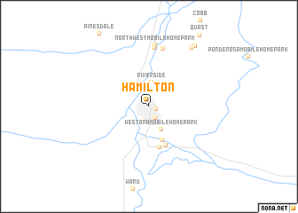 map of Hamilton