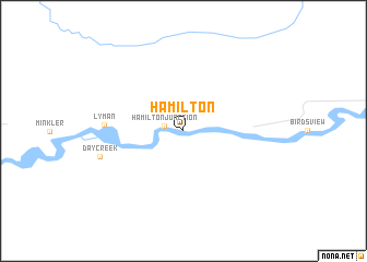 map of Hamilton