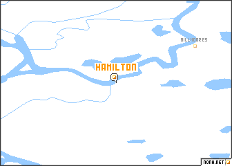 map of Hamilton