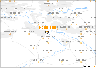 map of Hamilton