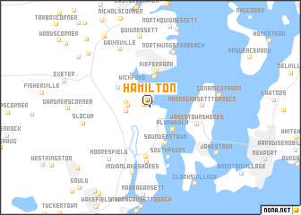 map of Hamilton