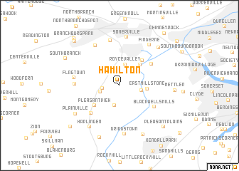 map of Hamilton