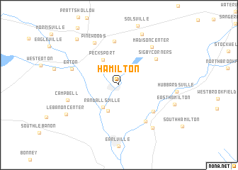 map of Hamilton