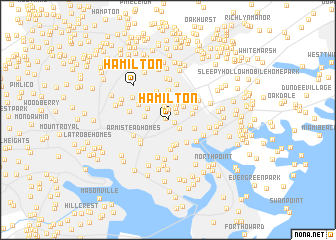 map of Hamilton