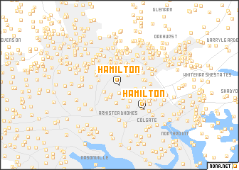 map of Hamilton