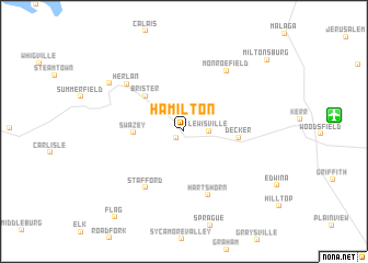 map of Hamilton