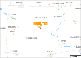 map of Hamilton