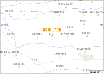 map of Hamilton