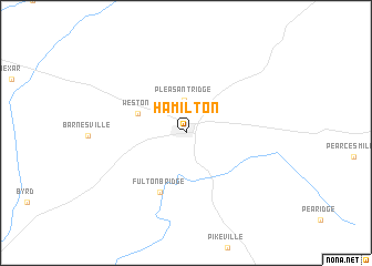 map of Hamilton