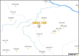 map of Hamilton