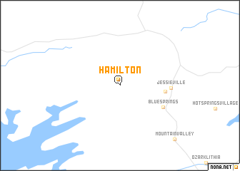 map of Hamilton