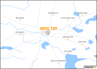 map of Hamilton