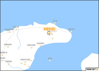 map of Ḩamīrī
