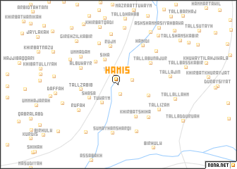 map of Hāmis
