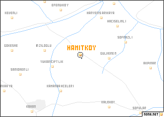 map of Hamitköy