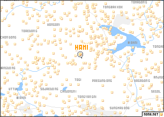 map of Hami