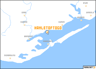 map of Hamlet of Togo