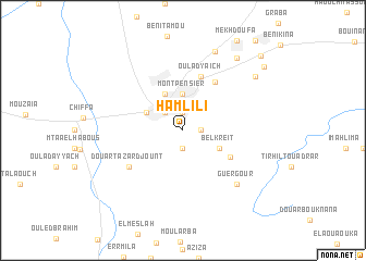 map of Hamlili