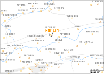 map of Hamlin