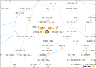 map of Ḩamlūrāk