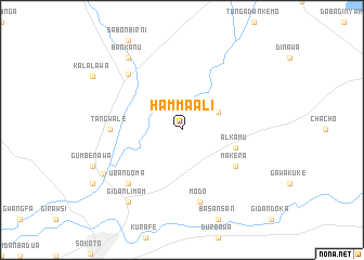 map of Hamma Ali