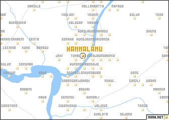 map of Hamma Lamu