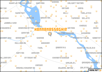 map of Ḩammām aş Şaghīr