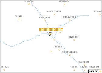 map of Ḩammām Damt