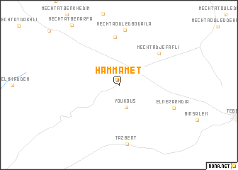 map of Hammamet