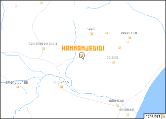 map of Hammam Jedidi