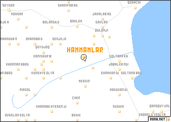 map of Ḩammāmlār