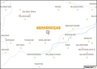 map of Hammam Righa