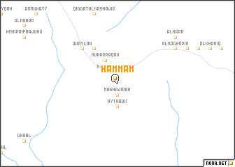 map of Ḩammām