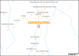 map of Hammanskraal