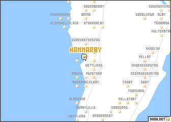 map of Hammarby