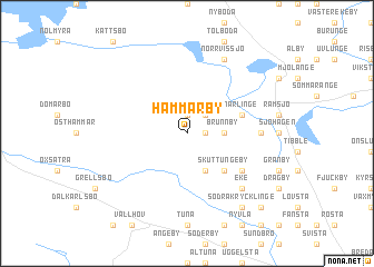 map of Hammarby