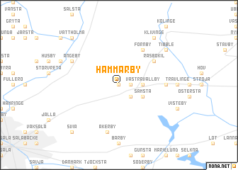 map of Hammarby