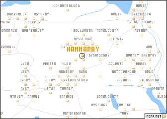 map of Hammarby